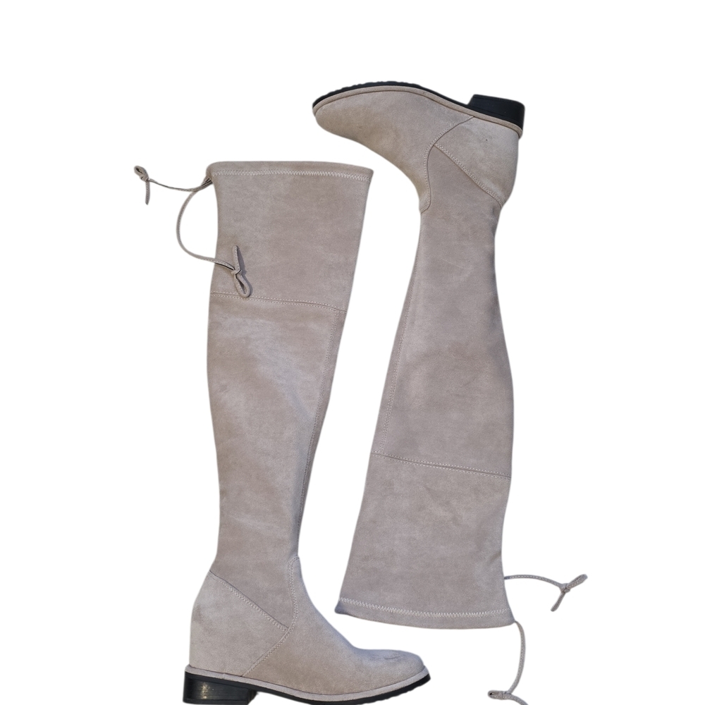 Elegant Tan Over-the-Knee Boots